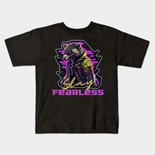 Honey Badger Stay Fearless Kids T-Shirt